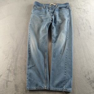Vintage Levis Jeans Mens 36 (Fits 34x31) Blue Light Wash 505 Straight Faded Y2K